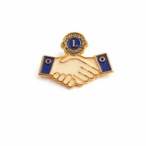 D-110 - Distintivo Lions - Banhado a Ouro