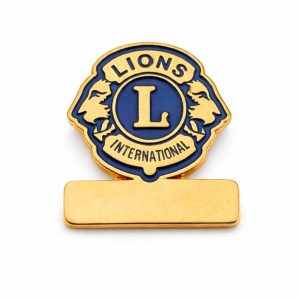 D-119 - Distintivo Lions Clube para Gravação