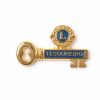 D-108 - Distintivo Lions Banhado a Ouro