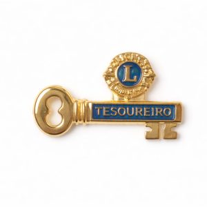D-108 - Distintivo Lions Banhado a Ouro
