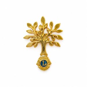 B-203- Broche Arvore da Vida - Banhado a Ouro